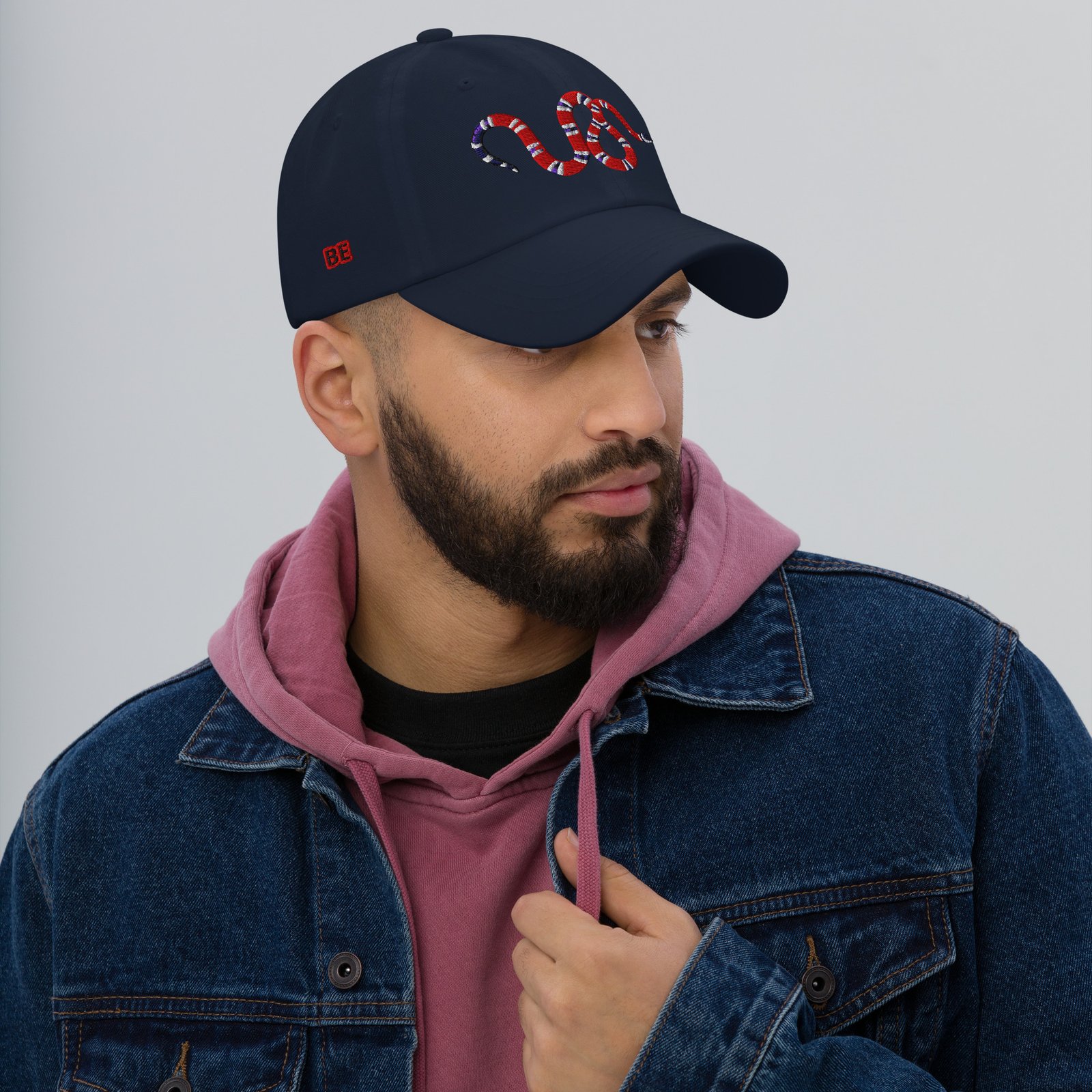 Unisex Classic Snake-Embroidered Cap – Be Bold, Be Your Style 6 Unisex Classic Snake-Embroidered Cap – Be Bold, Be Your Style – Image 6