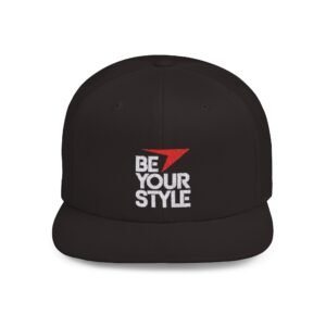 Snapback Be Your Style – Flat Bill Embroidered Cap for Bold Personalities